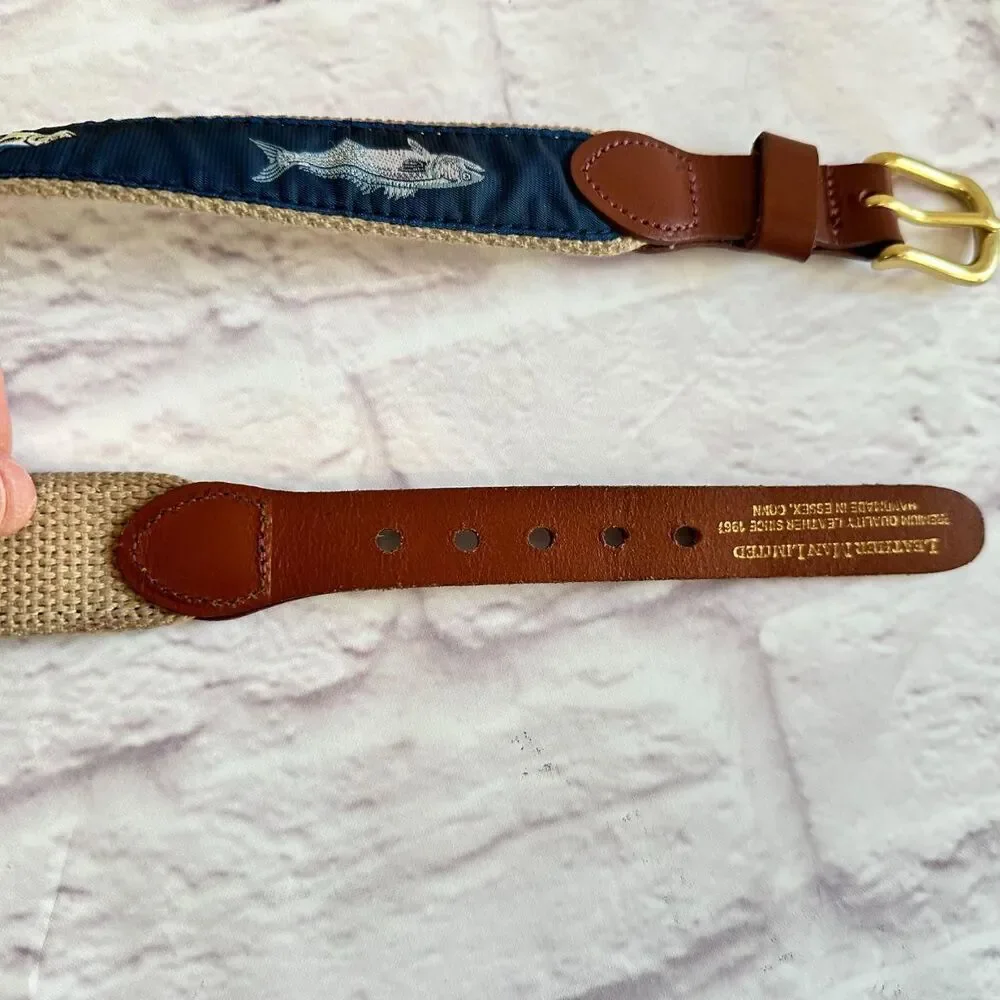 Leatherman Limited Fish trout, swordfish, ribbon belt sz 22